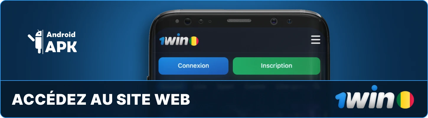 Accédez au site web 1win