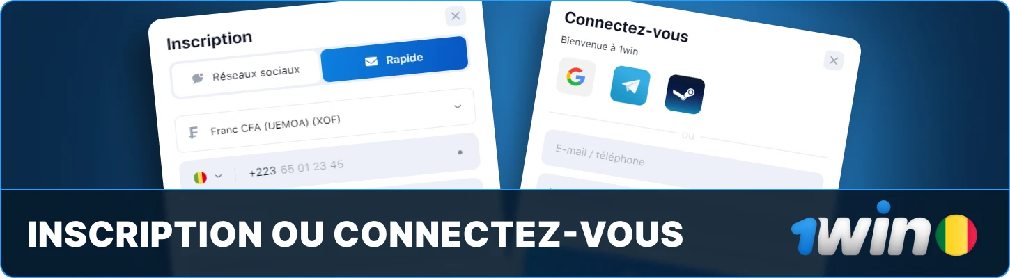 1win Mali Inscription ou connectez-vous