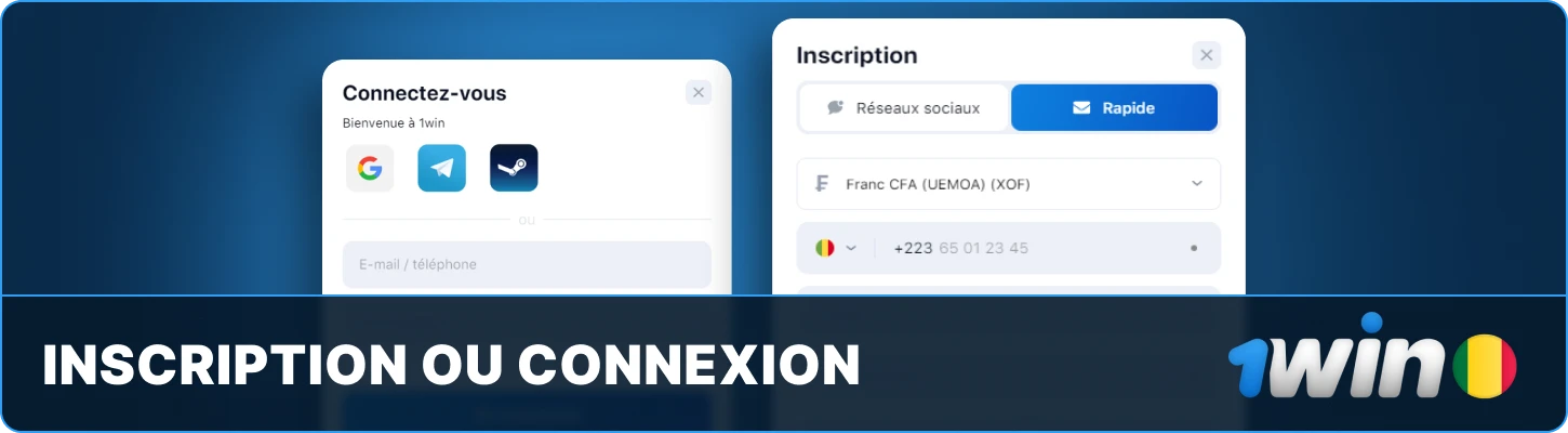 1win Mali Inscription ou connexion