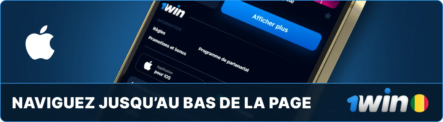 Naviguez jusqu’au bas de la page 1win Mali