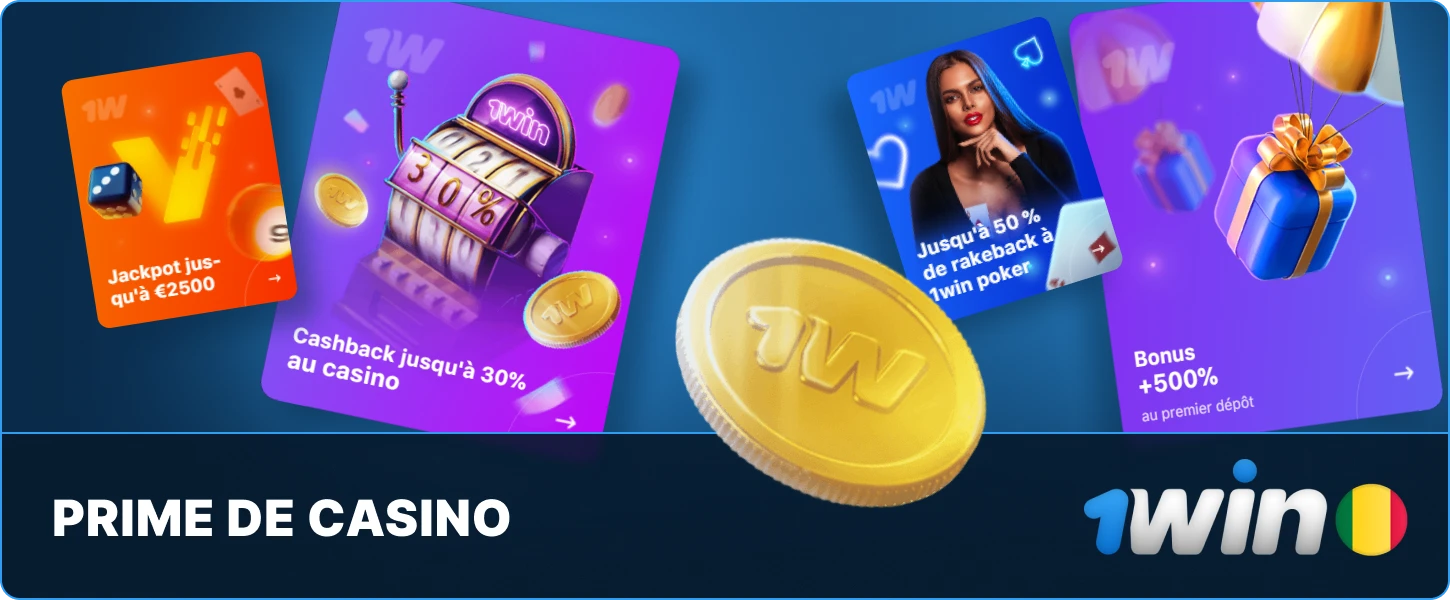 Bonus de casino sur 1win