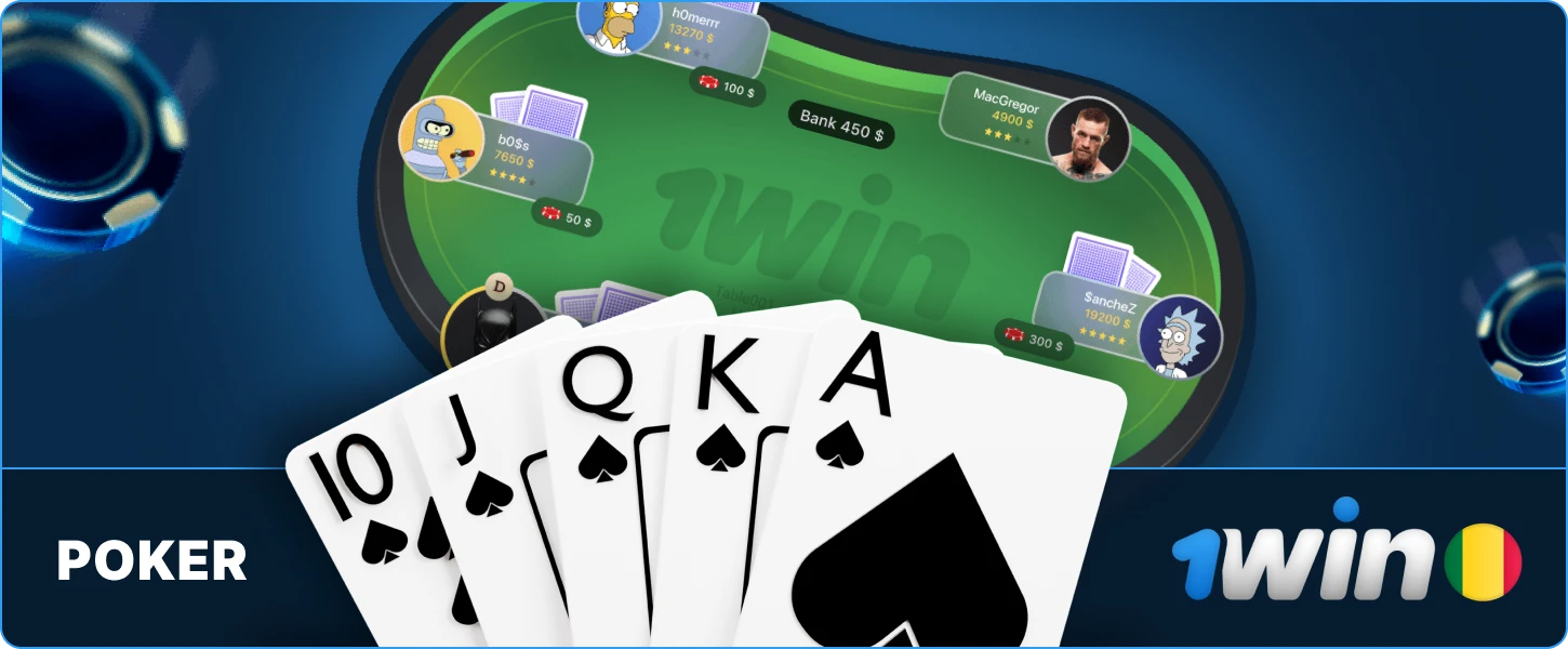 Jeux de poker à 1win Mali